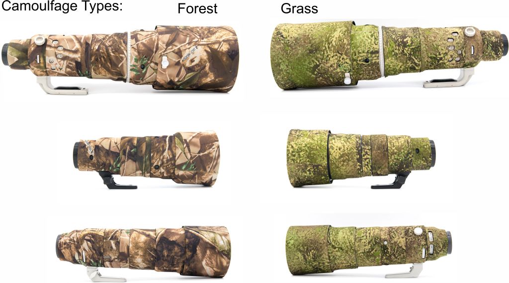 LensCamo pour Nikon 500 mm f/4E FL ED Camouflage
